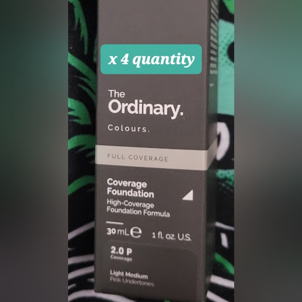 The Ordinary foundation 2.0P x 4